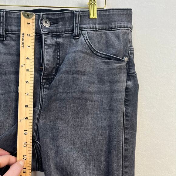 Torrid Bombshell Skinny High-Rise Stretch Denim Dark Grey Wash Distressed SZ 14 - Picture 12 of 15